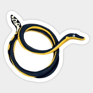 O - Yellow-bellied sea snake Sticker